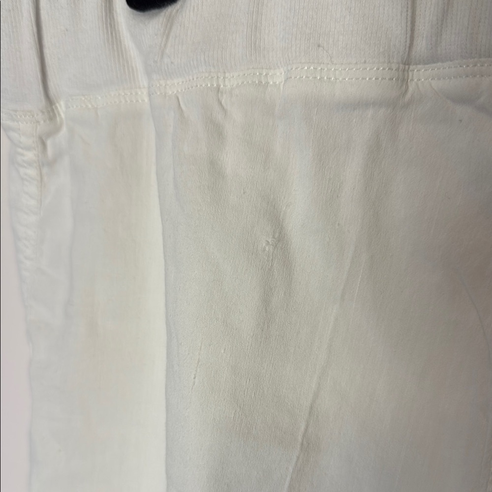 Eileen Fisher White Cropped Pants with pockets Size S/P RUNS BIG - Picture 5 of 9